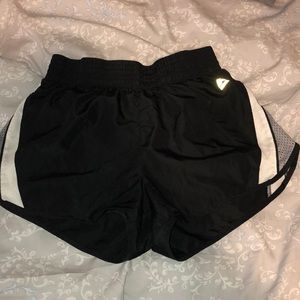 Black athletic shorts